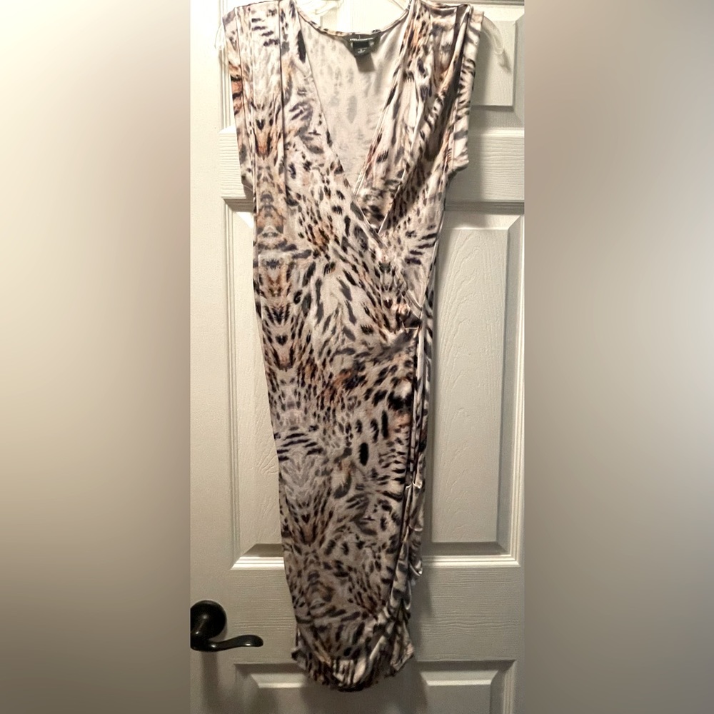 Animal print dress